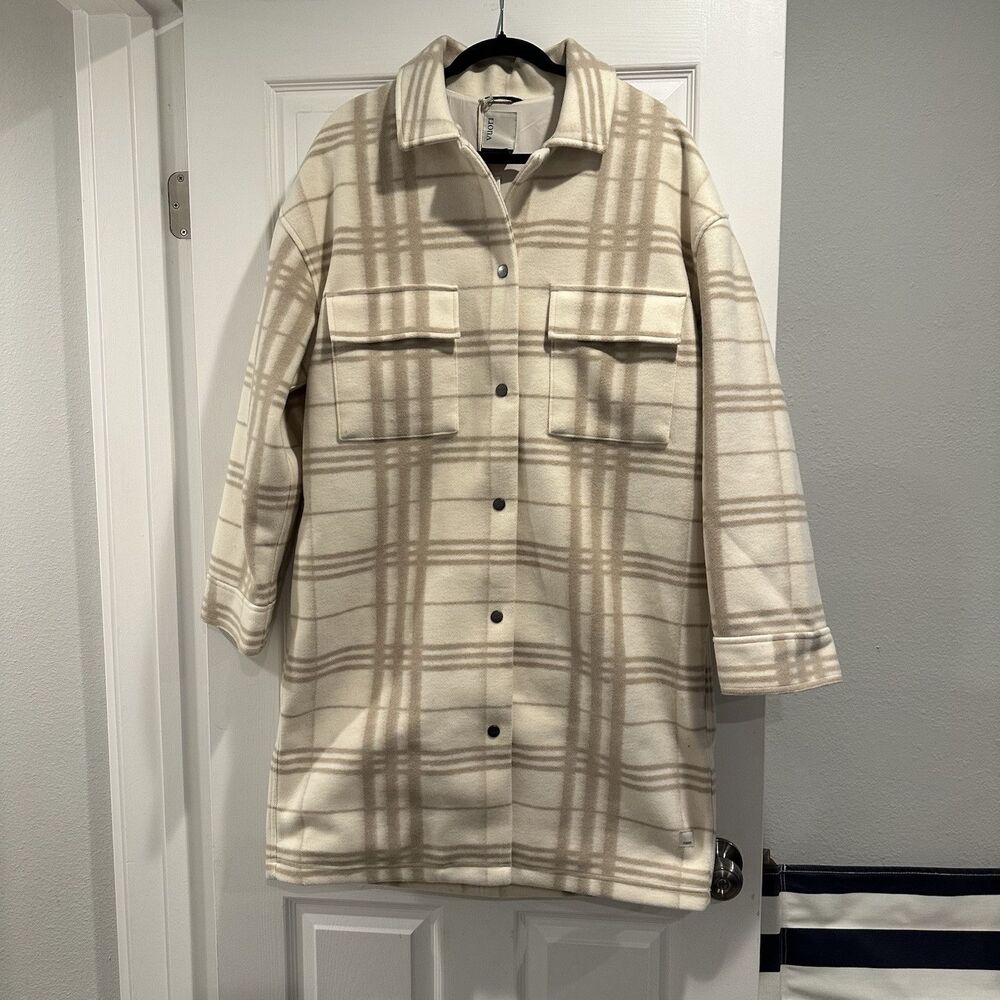 NWT Vuori Women's Ballard Coat - Eggshell Size XL $228